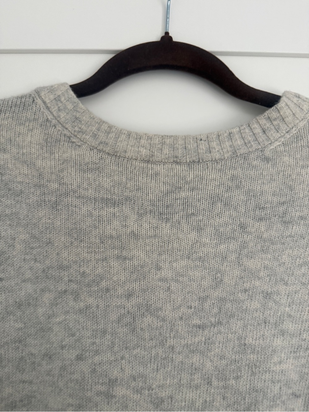 The Frankie Shop “Marlan” Grey Rolled Edge Sweater - Picture 7 of 11